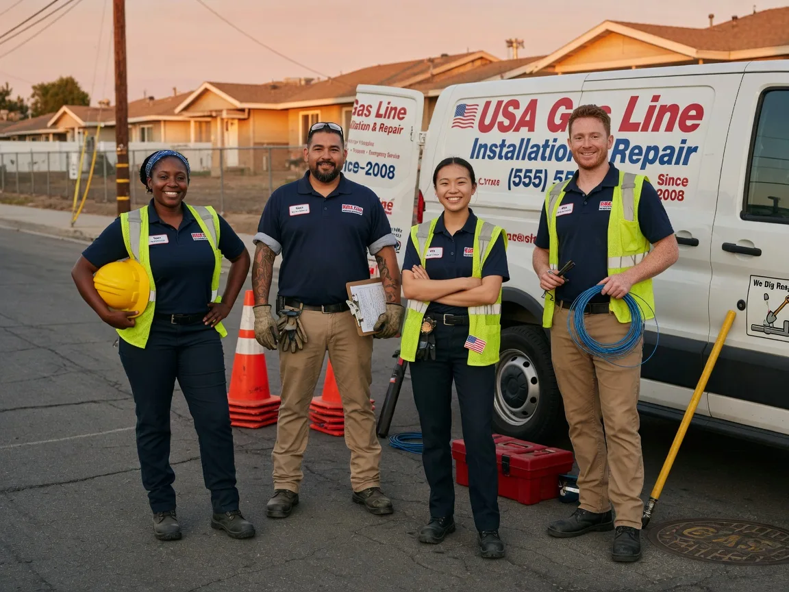Gas Line Installation company in Colfax, ND